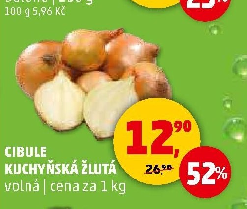 Cibule kuchyňská žlutá