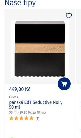 pánská EdT Seductive Noir, 50 ml