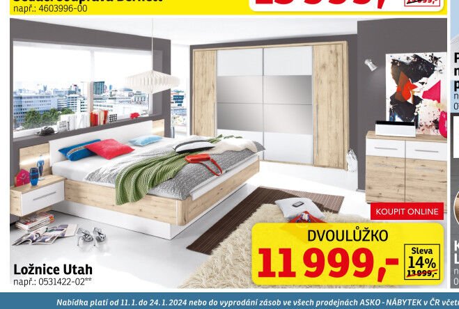 Ložnice Utah