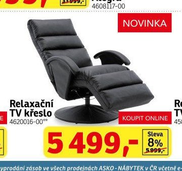Relaxační TV křeslo