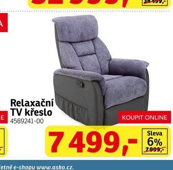 Relaxační TV křeslo