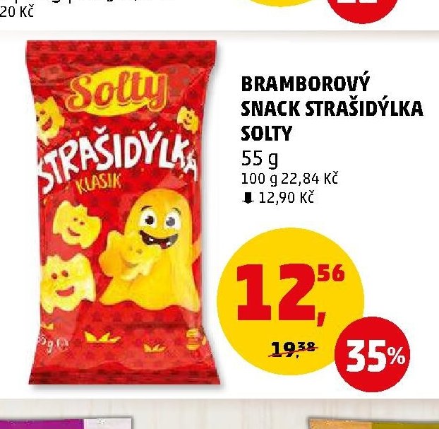 Bramborový snack Strašidýlka Solty