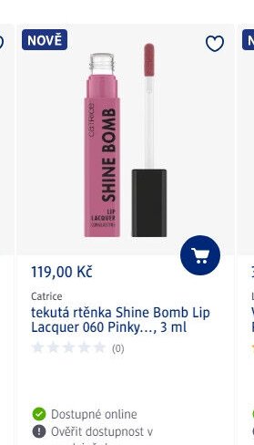 Catrice tekutá rtěnka Shine Bomb Lip Lacquer 060 Pinky..., 3 ml