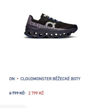 ON CLOUDMONSTER BĚŽECKÉ BOTY