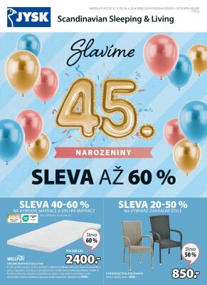 aktuální leták Jysk 13.3.2024-16.4.2024