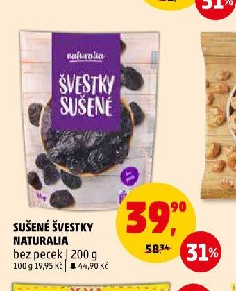 SUŠENÉ ŠVESTKY NATURALIA