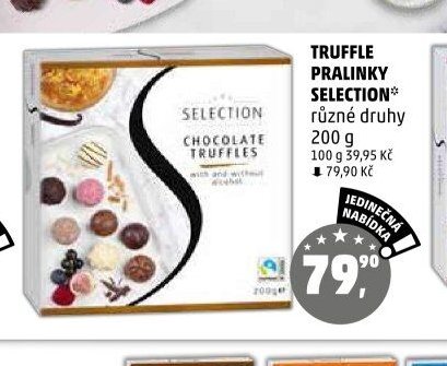 Truffle pralinky Selection