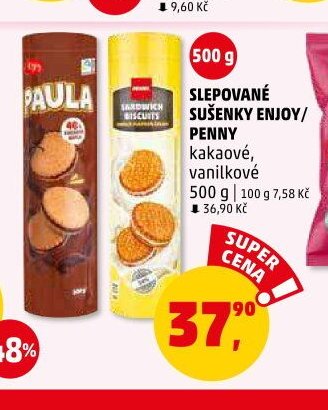 Slepované sušenky Enjoy / Penny