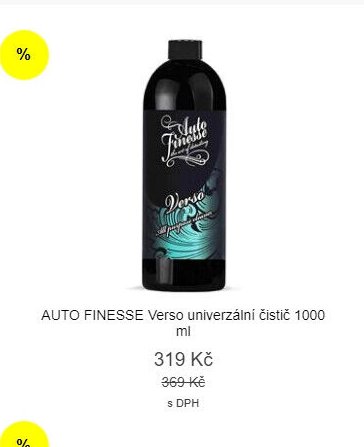 AUTO FINESSE Verso univerzální čistič 1000 ml