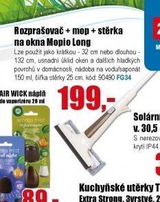 Rozprašovač + mop + stěrka na okna Mopio Long