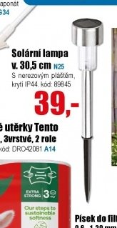 Solární lampa v. 30,5 cm