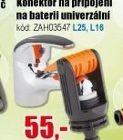 Konektor na připojení na baterii univerzální