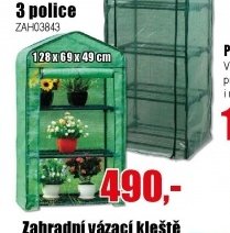 Fóliovník 3 police