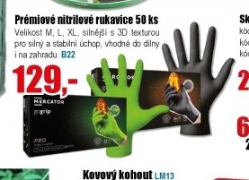 Prémiové nitrilové rukavice 50 ks