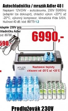 Autochladnička / mrazák Adler 40 l