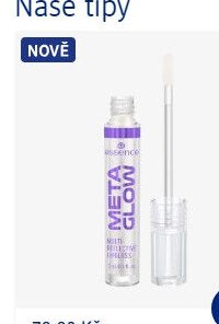 essence lesk na rty Meta Glow 01 Cyber Space, 3 ml