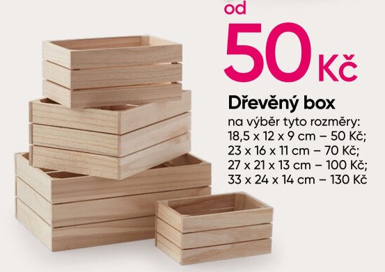 Dřevěný box