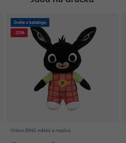 Orbico BING měkký a mazlivý