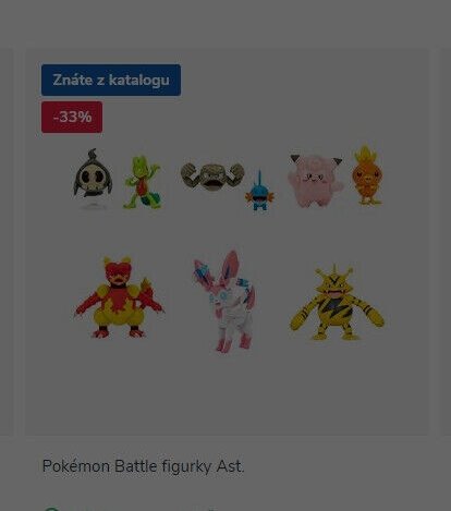 Pokémon Battle figurky Ast.