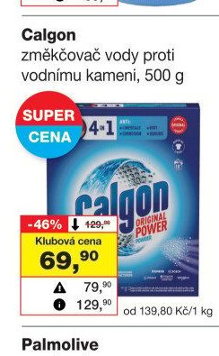 Calgon změkčovač vody