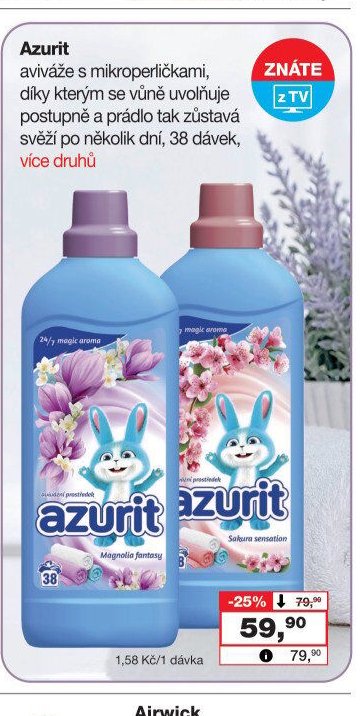 Azuril aviváže s mikroperličkami