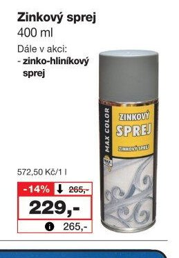 Zinkový sprej 400 ml