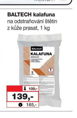 BALTECH kalafuna na odstraňování štětin z kůže prasat, 1 kg
