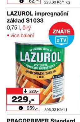 LAZUROL impregnační základ S1033