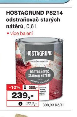 HOSTAGRUND P8214 odstraňovač starých nátěrů