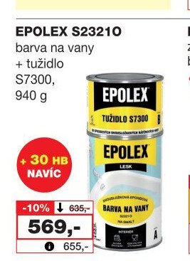 EPOLEX S23210 barva na vany