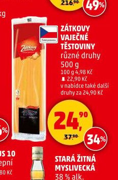 Zátkovy vaječné těstoviny 500 g