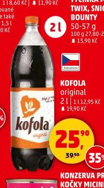 Kofola original 2 l