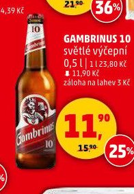 Gambrinus 10 0,5 l