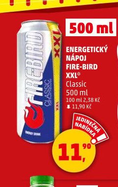 Energetický nápoj FIRE-BIRD XXL