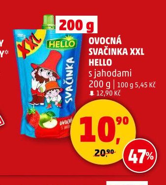 OVOCNÁ SVAČINKA XXL HELLO