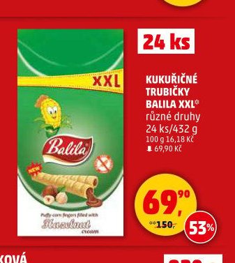KUKUŘIČNÉ TRUBIČKY BALILA XXL