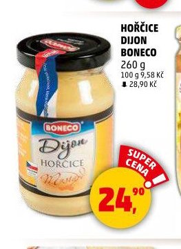 HOŘČICE DIJON BONECO 260 g