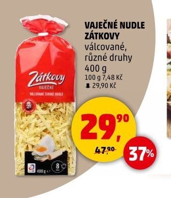 VAJEČNÉ NUDLE ZÁTKOVY