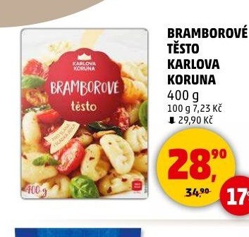 BRAMBOROVÉ TĚSTO KARLOVA KORUNA
