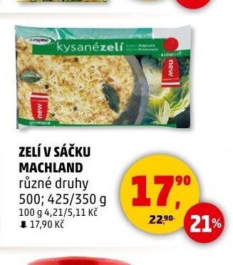 ZELÍ V SÁČKU MACHLAND