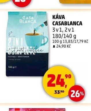 KÁVA CASABLANCA 3v1, 2v1