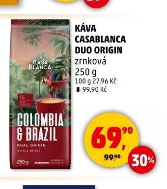 KÁVA CASABLANCA DUO ORIGIN zrnková
