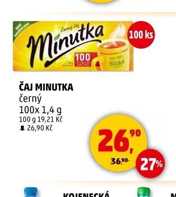 ČAJ MINUTKA černý