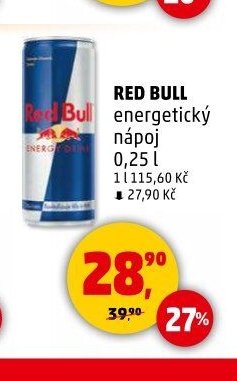 RED BULL energetický nápoj