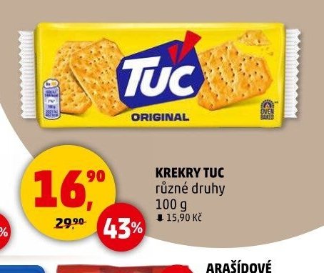 KREKRY TUC různé druhy 100 g