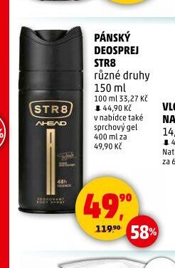 PÁNSKÝ DEOSPREJ STR8 150 ml