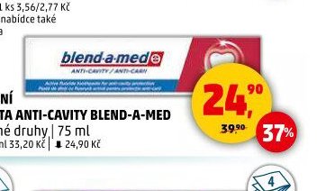 ZUBNÍ PASTA ANTI-CAVITY BLEND-A-MED 75 ml