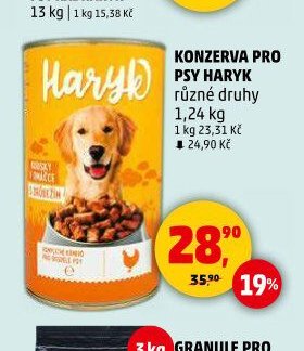 Konzerva pro psy Haryk