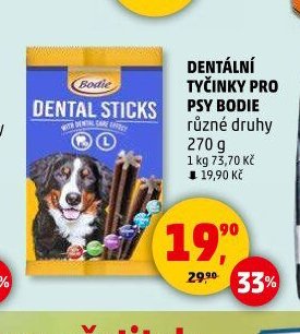 Dentální tyčinky pro psy Bodie