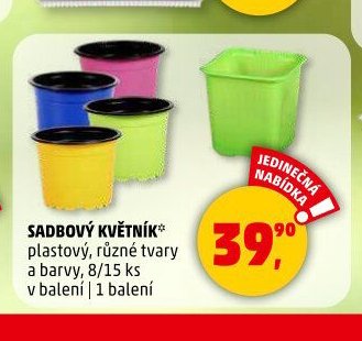 Sadbový květiník